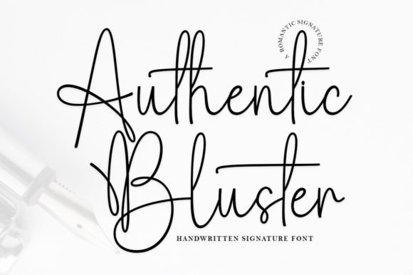 Authentic Bluster: Elevating Design with Elegant Script