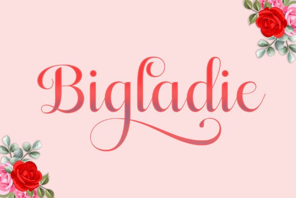 Bigladie: Elevating Designs with Elegant Script Typography