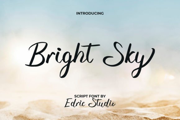 Bright Sky Font: A Versatile Script for Modern Design