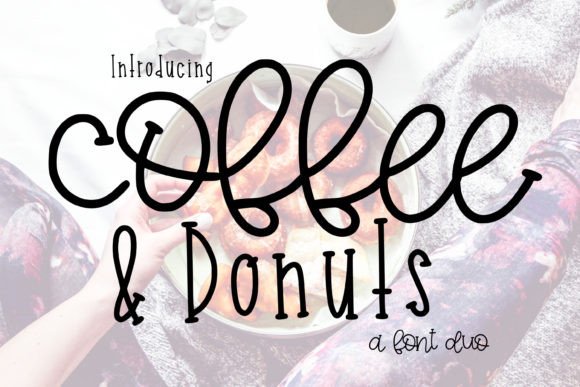 Coffee & Donuts: A Sweet Font Duo for Creative Design