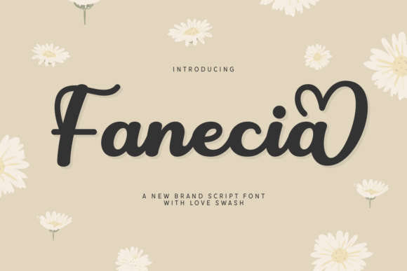 Discover Fanecia: A Playful Script Font for Romantic Design