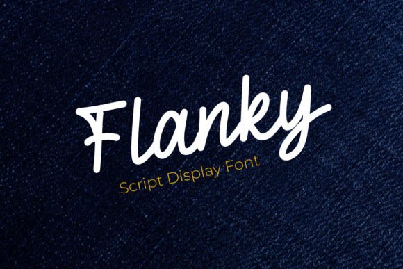 Flanky: Elevate Your Designs with This Modern Script Font
