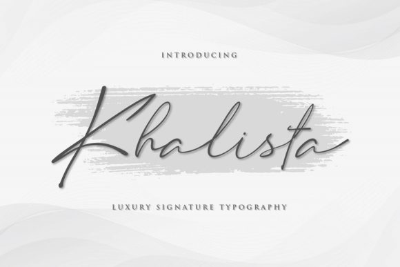 Khalista: A Beautiful Script Font for Modern Design