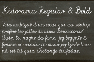 Kidorama: A Hand-Drawn Script for Playful Design