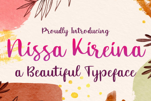 Nissa Kireina: The Sweet Script for Elegant Design