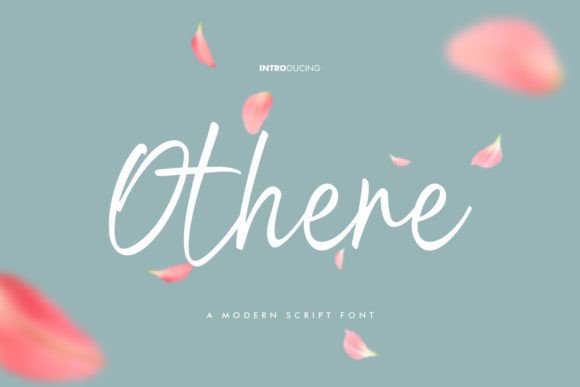 Othere: A Modern Script Font for Elegant Designs