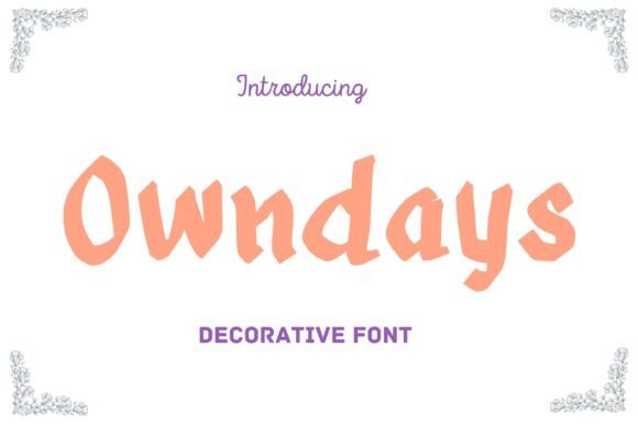 Owndays: The Modern Brush Script for Authentic Design