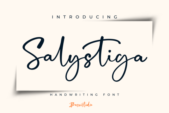 Salystiga: Elevating Designs with Elegant Script Typography