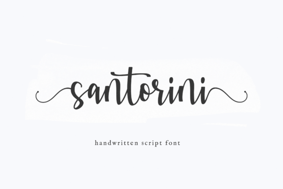 Santorini: Elevating Design with Elegant Typography