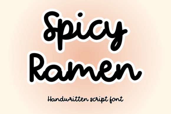 Spicy Ramen Font: Ignite Your Visual Design