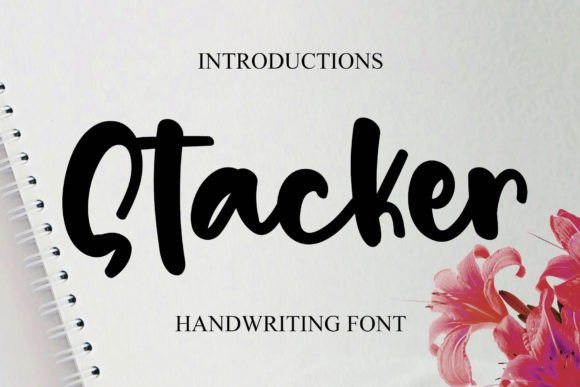 Stacker: Elevate Designs with Elegant Script Typography