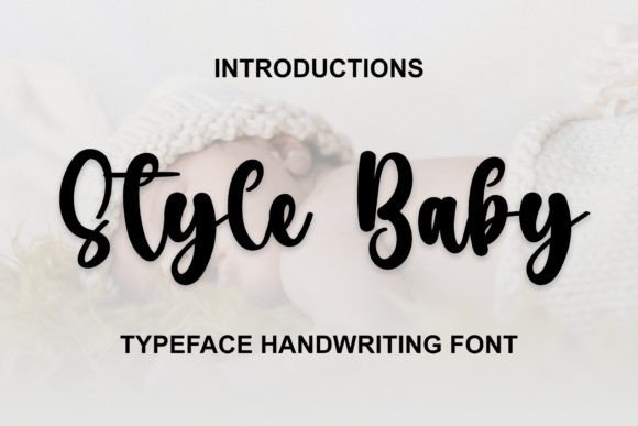 Style Baby: Elevating Modern Design with a Dainty Script Font