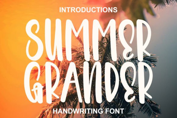 Summer Grander: Elevating Design with Elegant Script Typography
